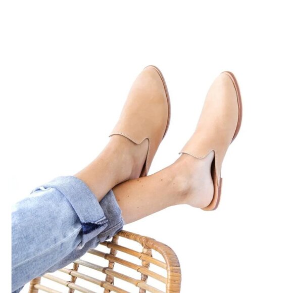 Leather Mules | Women's Size 9 | Cream | NWT - Picture 1 of 8